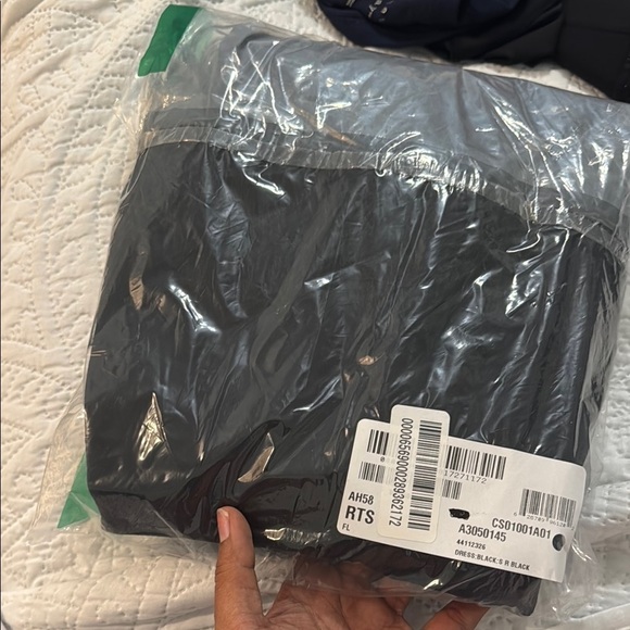 NWT EVER NEW Brodie Strapless Fringe Dress in black size 6 - Picture 6 of 7